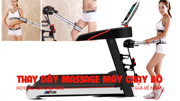 Thay dây massage máy chạy bộ